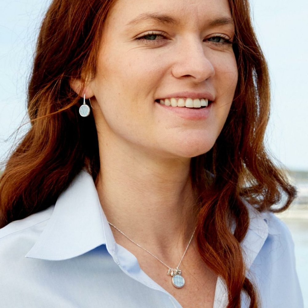 Moonrise Leather Copenhagen Earrings - Silver